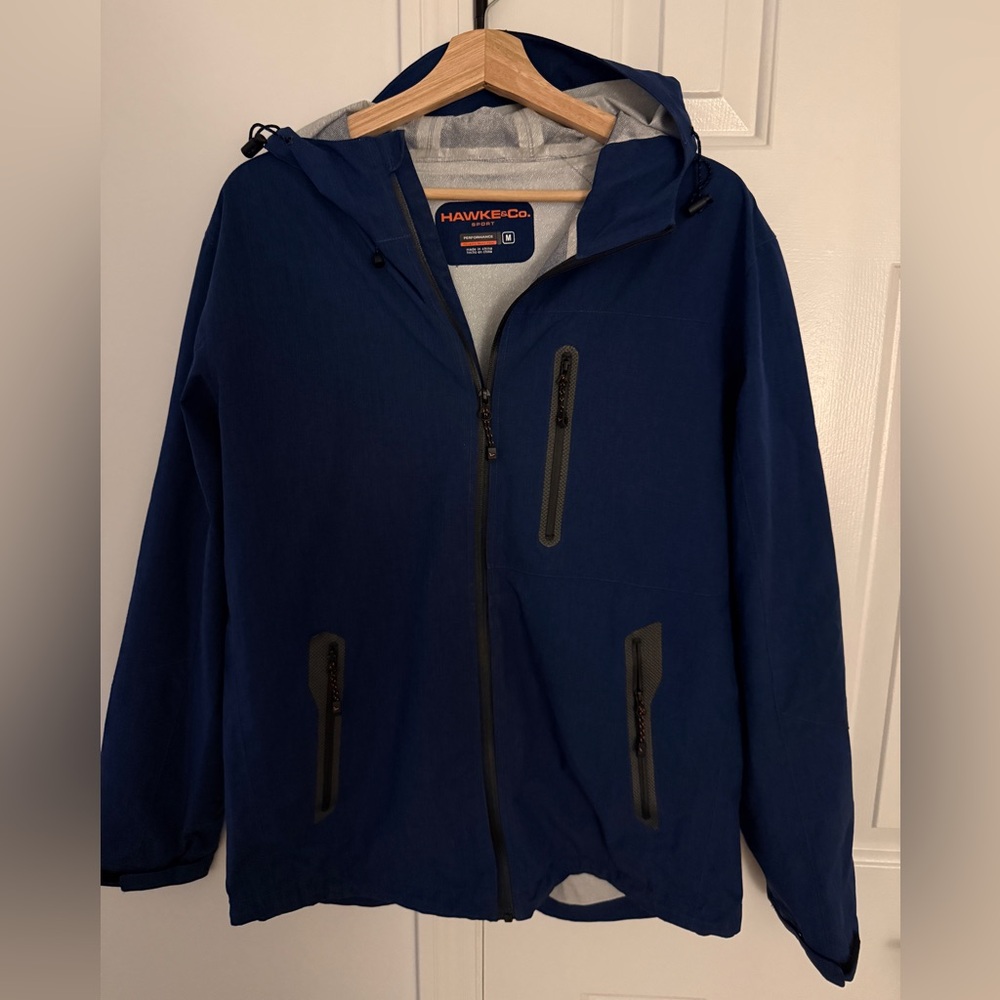 Hawke & Co Men's Navy Raincoat